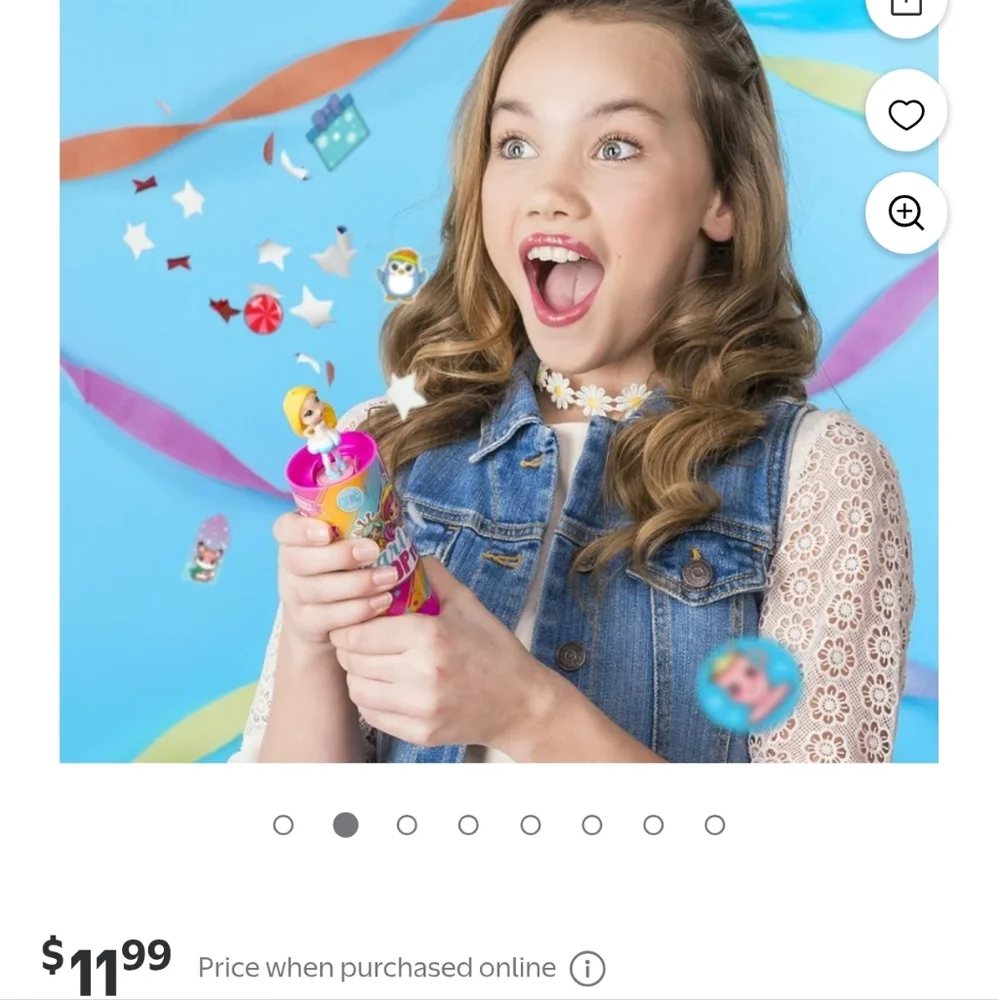 Party Pop Teenies Surprise Popper Doll With Confetti